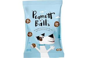 DUERR'S Peamutt Butter Balls, 1 x 45g, Peanut Butter Dog Treat, Formulated for Dogs, No Palm Oil, Feed as a Treat or Reward, Suitable for Dogs over 4 Months