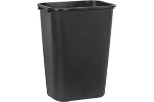Rubbermaid Commercial Products Waste Basket Large 39 Litre Black FG295700BLA