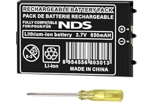 TAYUZH Battery Replacement for Nintendo DS Rechargeable Lithium-ion Battery for Nintendo DS NDS NTR-001 NTR-003