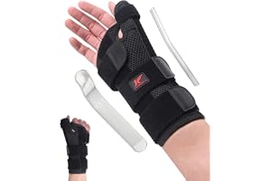 Handledsfäste Thumb Spica Splint stöd för Carpal Tunnel, De Quervain's Tenosynovit, tenonit Pain artrit Trigger för män och k