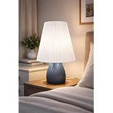 Abajur Trikon - (&Ouml;zel Tasarım) Modern ve Şık Masa Lambası - Yatak Odası & Salon Dekoratif Aydınlatma (E:19cm x D:19cm x Y:29c
