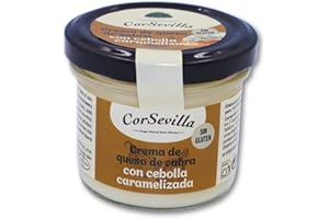 Corsevilla - Crème de Fromage de Chèvre Affiné - Oignon Caramélisé - Fromage à Tartiner - Gourmet - Oignon Caramélisé - 1 unité - 100 g environ - 100 g environ.