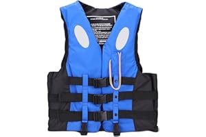 ZGantrix Removable Life Jacket for Paddle Boarding, Adult lifejacket with whistle suitable for water sports, men's and women's adjustable life vest, safety and comfort guarantee(Blau,XL)