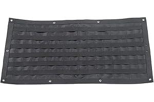 Ronyme Kofferraum Auto Organizer, Auto Zubehör, Kofferraumtasche Auto, Kofferraum Organizer Fracht-Organizer für JK Tailgate Molle Panel