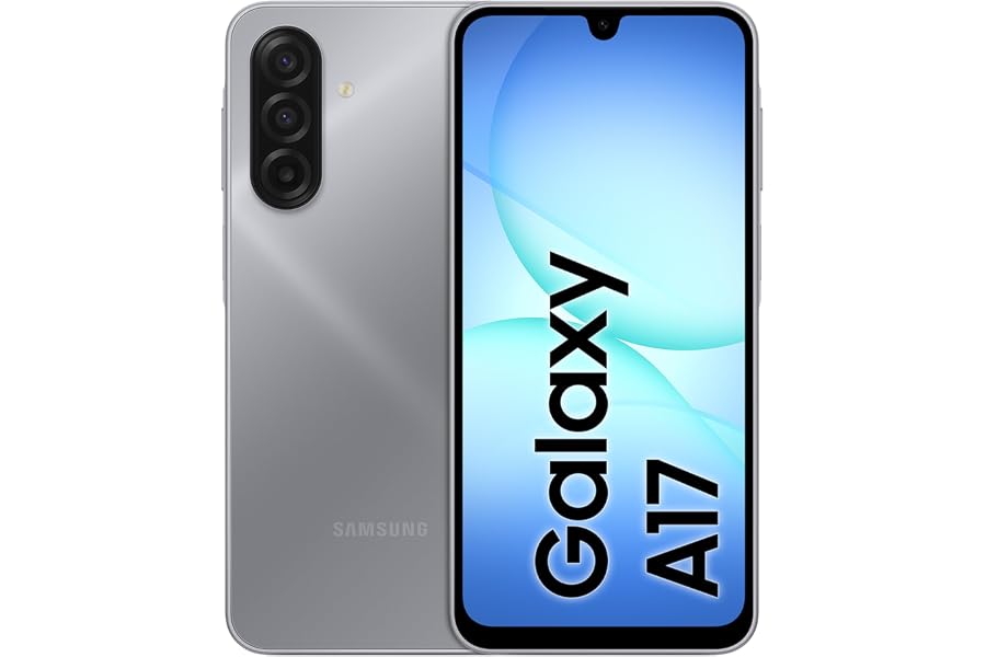 Samsung Galaxy A17 LTE 128GB - Teléfono Móvil con IA, Android, con Pantalla Grande, Cámara 50MP, 4GB RAM, Batería 5000mAh, Gr