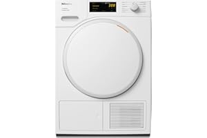 Miele TSC 563 WP EcoSpeed, Asciugatrice T1 a Pompa di Calore 8 kg, con Tecnologia EcoDry e PerfectDry, FragranceDos, Miele@Home, Classe di Efficienza Energetica A+++, Bianco Loto