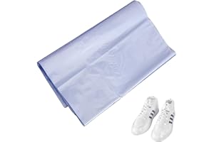 DOUKESH 28x45CM Pellicola Termoretraibile,Sacchetti Termoretraibili in PVC Trasparente,Buste Termoretraibili in PVC,PVC Trasparente Termoretraibile Film,Shrink Wrap Sacchetti per Imballaggio Scarpe,50PC