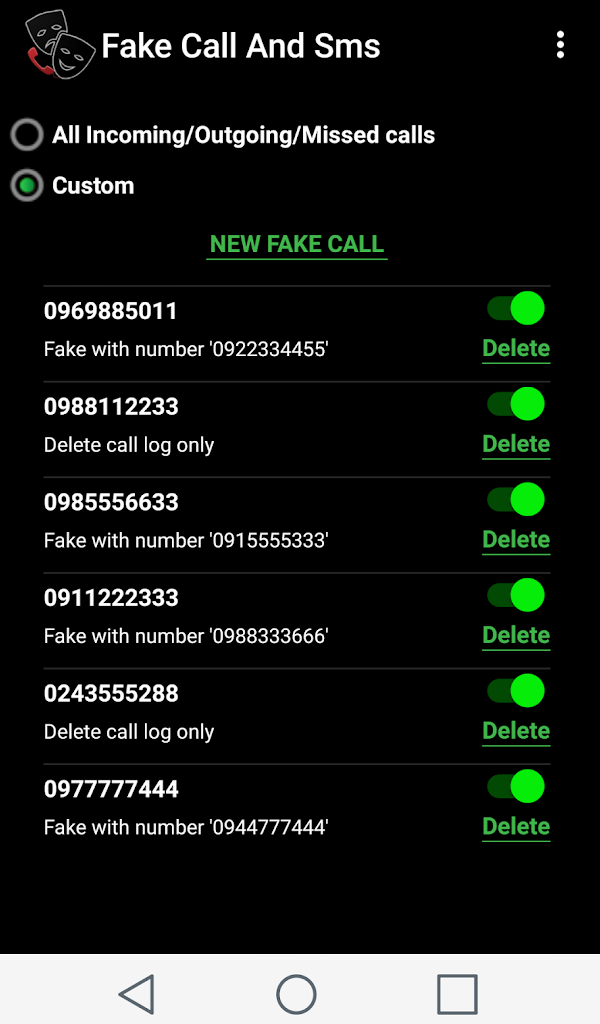 Fake Call Log Pro No Ads Amazon De Apps Spiele
