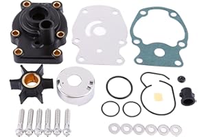 YCTZE Pompa Acqua Motore 25 CV 1 Set Kit girante per la Riparazione della dell'Acqua Motori fuoribordo Evinrude 393630 evinrude F5v340
