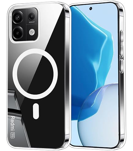 Fitudoos Cover per Xiaomi Redmi Note 15 4G / 5G / Poco M8 5G, Compatibile Con MagSafe, Custodia protettiva antiurto per cellulare, anti-ingiallimento, anti-olio e anti-graffio Cover - Trasparente