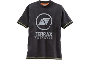 Terrax Workwear T-Shirt Schwarz Gelb | XL
