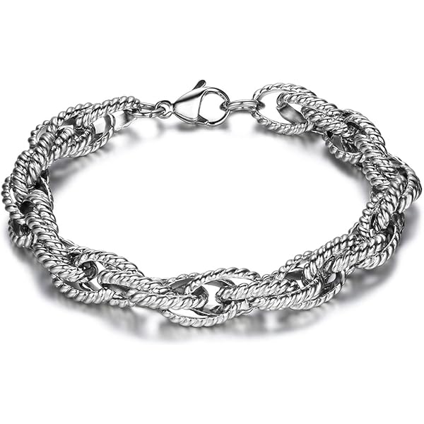 OIDEA Heren Pantserketting Armband: Jezus Kruis Bijbel Armband van