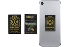 WATERALONE 10 Anti Radiation Protector Shield Sticker Protection Shield, EMR Blocker Device Neutralizer Anti Radiation Cell Phone Sticker, for All Mobile Phones, Computer, Laptop (Sticker)