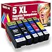 Produktbild ms-point® 5 kompatible XXL Druckerpatronen für Epson Expression Premium XP-510 XP-520 XP-600 XP-600 XP-605 XP-610 XP-610 XP-615 XP-620 XP-620 Series XP-625 XP-700 XP-710 XP-720 XP-800 XP-810 XP-820