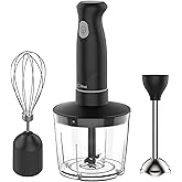 Kiwi KC-8219H G&uuml;&ccedil;l&uuml; 500W Siyah El Blender Seti &ndash; Par&ccedil;alama ve &Ccedil;ırpma Deneyimi, Paslanmaz &Ccedil;elik Bı&ccedil;aklı 500 ml Hazne