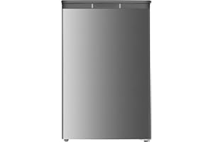 SCHOEPF – GS87SB Gefrierschrank 85 cm – 87 L – Energieeffizienzklasse B – 37 dB – 4-Sterne-Gefrierfach – höhenverstellbare Füße – freistehend – 84 kWh/Jahr (Silber)