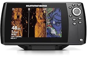 Humminbird Helix 7 G4 GPS-Fischfinder mit Wandler, Mega-Seitenbild