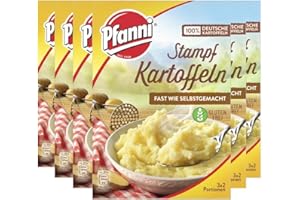Pfanni Stampf Kartoffeln fast wie selbst gemacht für ein leckeres Kartoffelgericht mit 100% deutschen Kartoffeln 6x 183 g