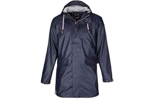 FRIESEN Friesennerz Herren Regenjacke 'Kein Wasser, Mann!' II mit Innenfutter - Regenmantel Outdoor Jacke mit Kapuze wasserdicht und waschbar