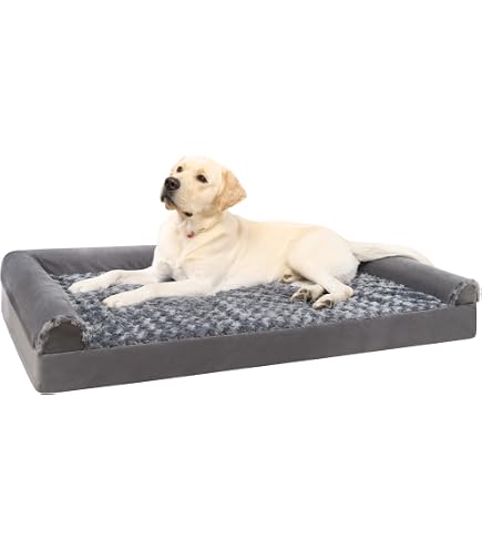 WNPETHOME Orthopädisches Hundebett Extra Groß – Wasserdicht, Waschbar, Für Große Hunde Bis 63,5 Kg, 106x76 Cm