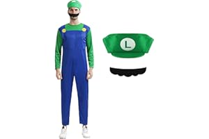 KITIMI Mar-i Kostüm Erwachsene mit Bodysuit, Cap, Hose und Handschuhen, Karneval Halloween Cosplay Kostüm Dekoration für Junge Mädchen Kinder Erwachsene