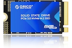 ORICO M.2 2242 NVMe SSD 512GB, PCIe 3.0 with 2800MB/s Read Speed, 3D NAND, Copper Heat Sink for Laptops, Mini PCs, IoT Devices, and DIY External Drives - J10-2242