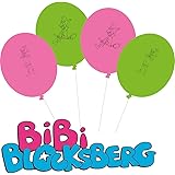 Bibi Blocksberg 8 Luftballons Kinderparty und Kindergeburtstag von DH-Konzept // Hexe Deko Ballons Streiche Party Set Marita 
