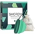 SHORDY Reusable Menstrual Disc Set of 2 (Small & Large) with Storage Bag, Medical-Grade Silicone, Soft Period Disc, Medium Flow Kit, Feminine Hygiene & Care | Tampons, Pads & Cups Alternative (Green)