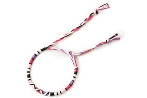 Générique Bracelet Enfant Brésilien en Coton Tressé | Bracelet à Voeux d'Amitié | Artisanal, Porte-Bonheur, Ajustable | Style Bohème pour Yoga, Plage, Festival, Voyage et Spiritualité