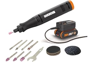 WORX MakerX 20V Rotary Engraving Tool Kit - Home Improvement Power Tool, Includes Hub, Battery and Charger for Cutting, Engraving, Dremel, and Crafting