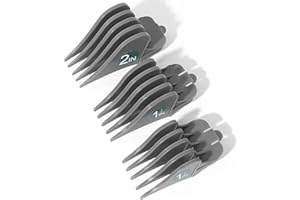 AFANSO Professional Hair Clipper Combs Guides, Hair Clipper Guards 1 & 1/4"1 & 1/2" 2", Mega NO.16 NO.12 NO.10 passt für die meisten Wahl Clippers