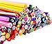 100 pcs 3D DIY Nail Art Fimo Canes/Rods Sticker Tips - Decoration, colour clay by DURSHANI