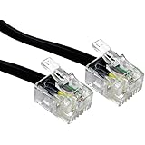 rhinocables ADSL RJ11 Lead High-Speed Internet Cable for BT, Internet, Broadband, Modem, Router and Landline Telephone Wire (