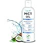 Healthvit MCT Oil From Coconut Oil Unsweetened Keto Diet Sports, Non GMO, Gluten Free - 100ml