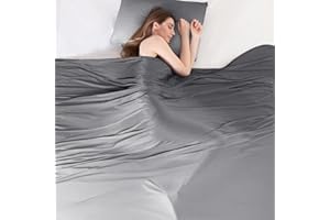 ‎ELEGEAR Elegear Arc-Chill Q-Max 0,5 lekki koc letni, chłodzący koc dla lepszego snu, dwustronny bawełniany koc chłodzący jako narzuta na sofę, koc do przytulania, 150 x 200 cm, gradient kolorów szary