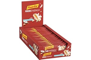 Powerbar Ride Energy Coco-Hazelnut Caramel 18x55g - Barre protéinée aux glucides + Magnésium
