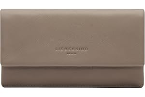 Liebeskind Berlin Geldbörse Damen Slam Leder I Geldbörse groß I viel Platz, viele Fächer & Münzfach mit Reißverschluss I Leder Portemonnaie I Damengeldbörse groß mit RFID-Schutz
