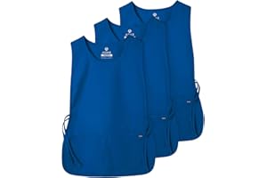 ADAR UNIFORMS Adar Universal Tablier de Travail Unisexe - Lot de 3 Tabliers d'Esthéticienne