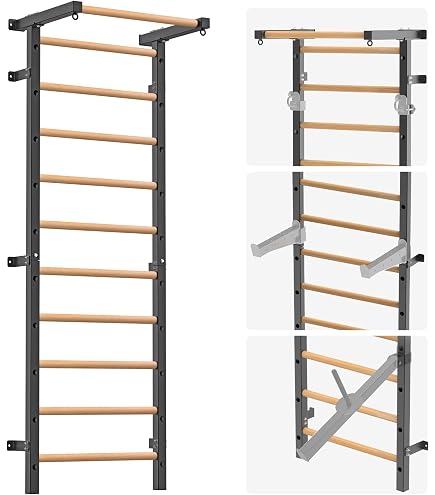 HUDORA Barre De Gymnastique Fabian Standard/Pro – Simple/Double – 4 Hauteurs Réglables (71,5–150 Cm) – Charge 100 Kg, Acier Inox, Extérieur