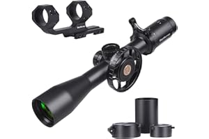 WestHunter Optics HD-S 4-16x44 SF Mirini Telescopici, Tubo da 30mm, Secondo Piano Focale, Precisione Tattica per Tiro a 1/10 MIL