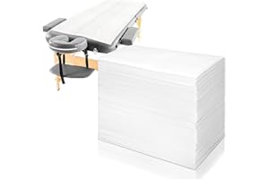 ‎YELID Yelid 100 Stück Einweg Spannlaken für Massageliegen, Einweg Bettlaken Einweg Massagetisch Bettlaken für SPA Massagetisch Hotels Vliesstoff 80 x 180cm Weiß