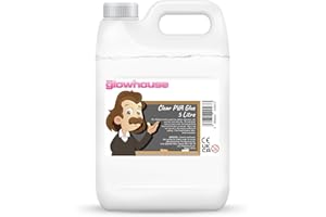 THE GLOWHOUSE Glowhouse Premium 5L Washable Clear PVA Glue - Eco Craft & School Glue for Slime (5 Litre)