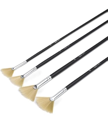 Raphael Kevrin 8772 Pinceau élangé Synthétique, Filbert, 16, Naturel