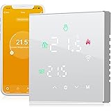Beok Termostato Programmabile WiFi Smart, APP Tuya, Termostato per Riscaldamento Dell'acqua Con Touch Screen LCD Digitale, 3A