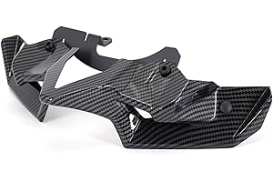 KBUYS Spoilers Avant Downforce compatibles avec Kawasaki Z900 2020 2021 2022 Downforce Naked Frontal Spoilers Z 900 Accessoires Fibre de Carbone (Color : Carbon Fiber)