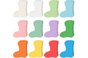 MIXTEACH 360 Christmas Stocking Cutouts Paper Stocking Cutout Winter Classroom Bulletin Border Decoration for Winter Xmas Classroom Home Party Decor Candy Party Supplies