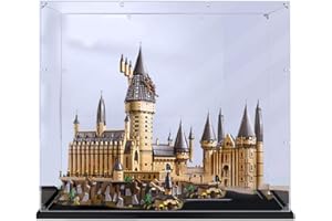 Gettesy Acrilico Teca Compatibile con Lego 71043 Harry Potter Castello di Hogwarts, A Prova di Polvere Vetrina in Acrilico Acrylic Display Case (Non Modello)