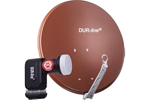 DUR-line Select 75/80 Kits d'antennes de satellite – LNB, commutateur multiple