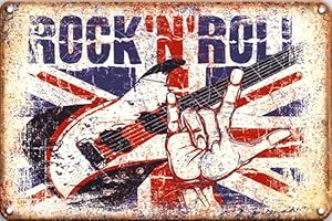 Ducomi Quadri Vintage Targhe Metallo Decorative Cucina e Casa - Targa con Stampe Americane Decorazione Muro Parete - Quadro Metallico Appendere - Poster Accessori Arredo Soggiorno (Classic 30185)