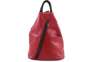 RS.FASHIONS Vera Pelle Genuine Soft Italian Leather Backpack Rucksack/fashion Shoulder Bag